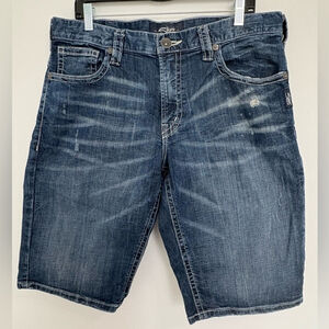 Silver Jeans Co. | Gordie Relaxed Fit Jean Shorts | XL (W34) | EUC